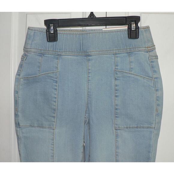 I.N.C. International Concepts Petite Skinny Pull-On Jeans In Lt. Indigo 2P $70 - Picture 6 of 8
